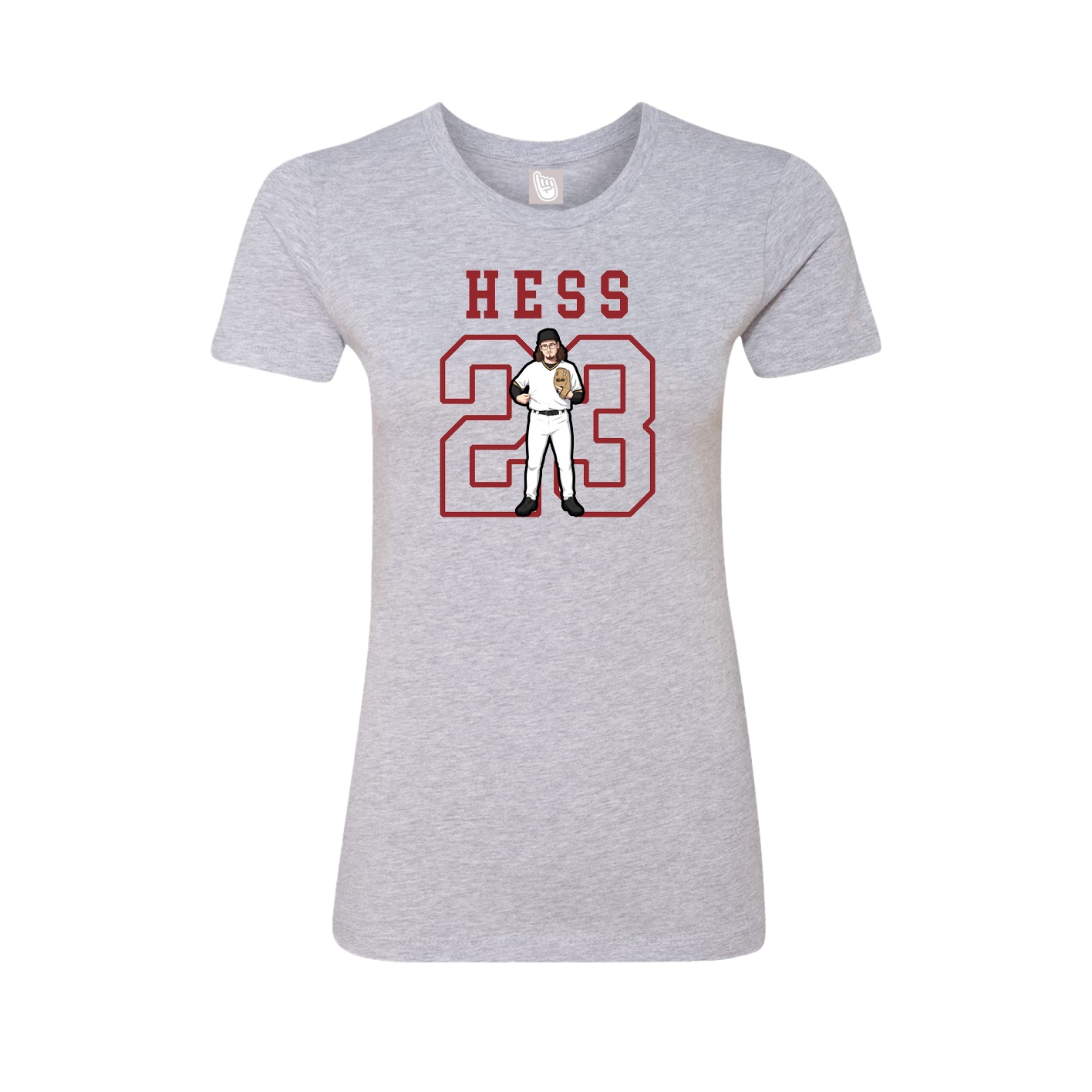 Fitted Women's Tee — Shirsey in Grey