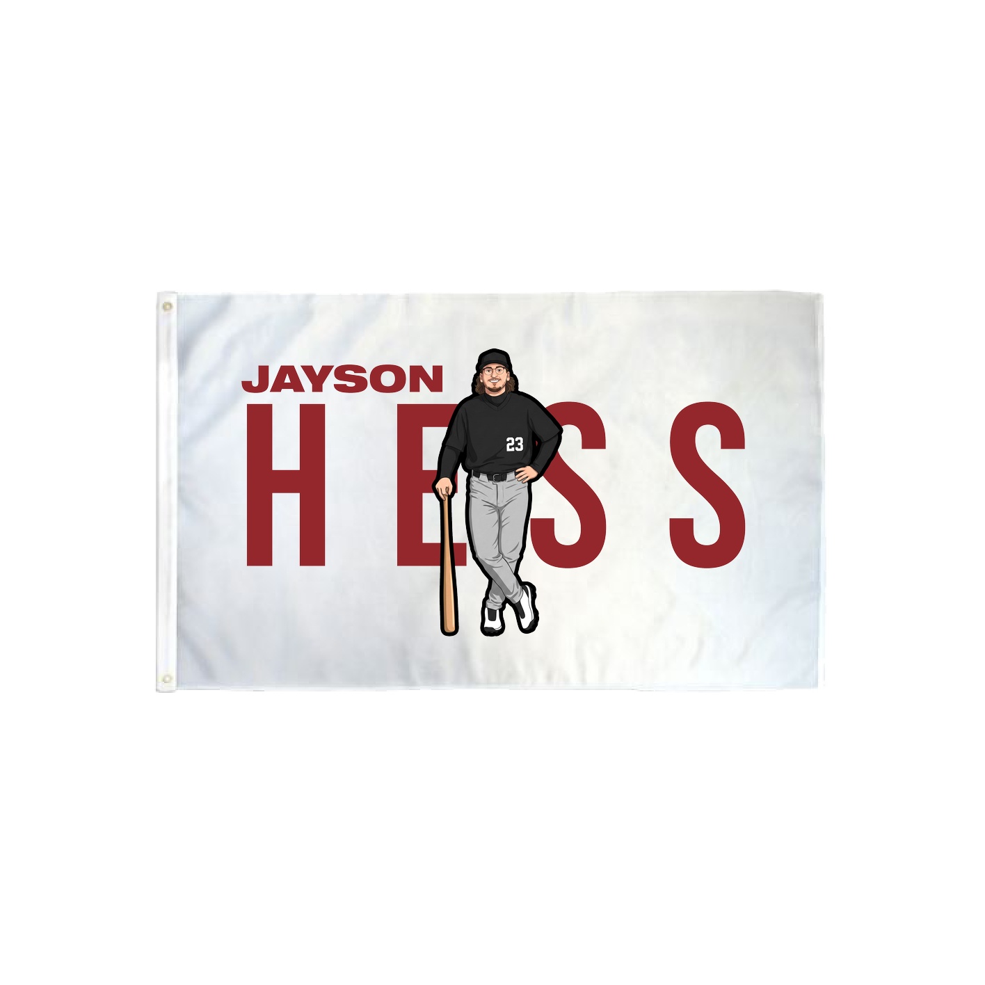 3x5 Flag — Player Name in Classic