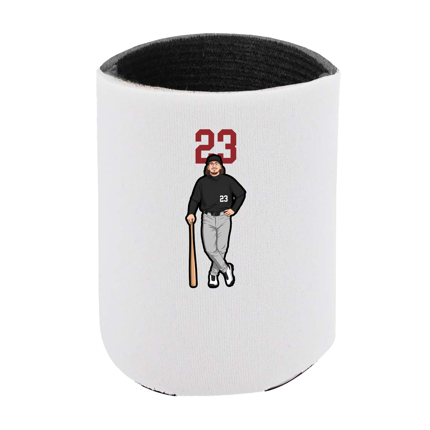 Can Holder — Number Top in White