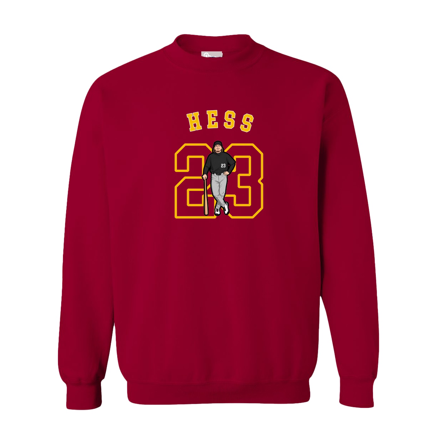 Fleece Crew — Shirsey Arch in Cardinal