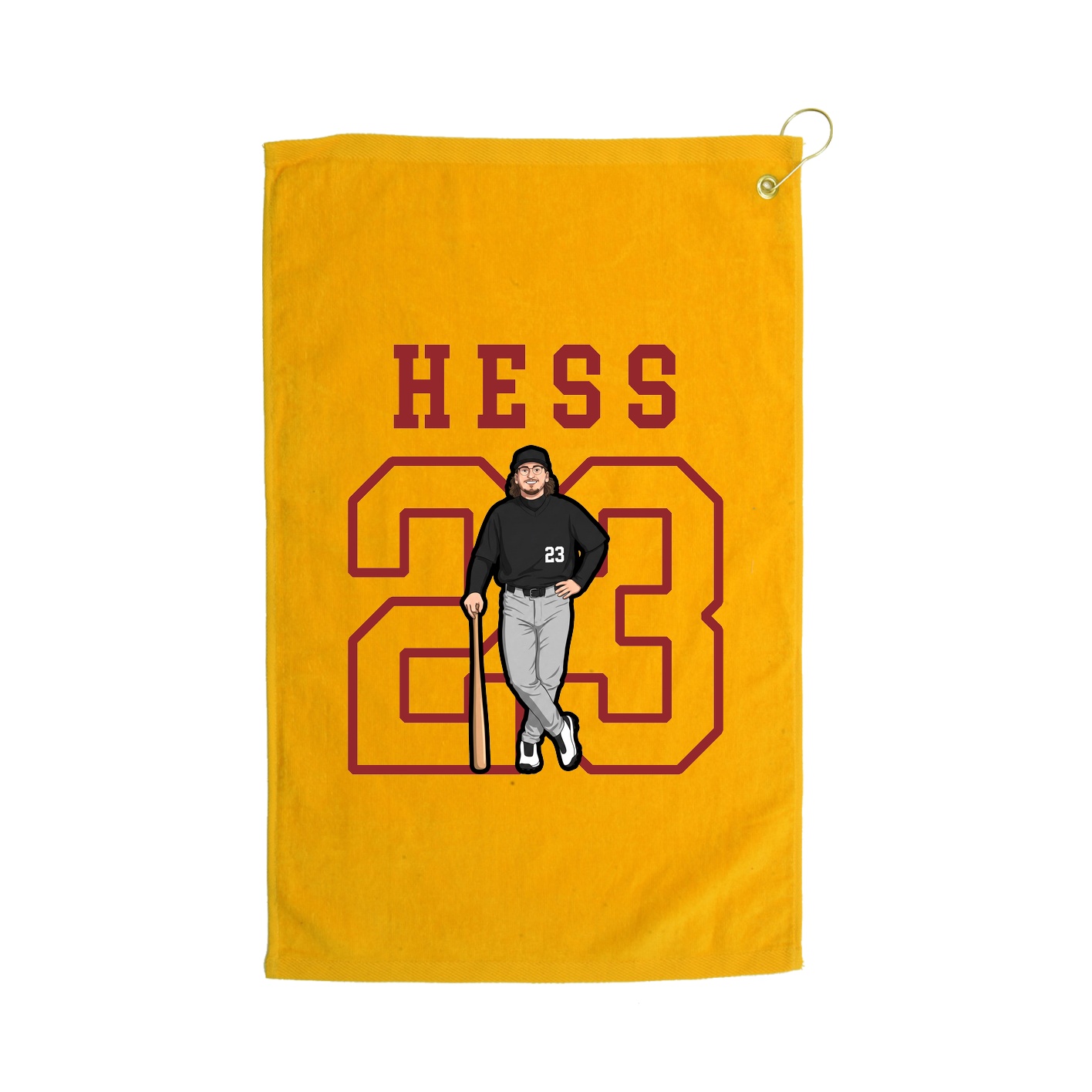 Golf Towel — Shirsey in Gold