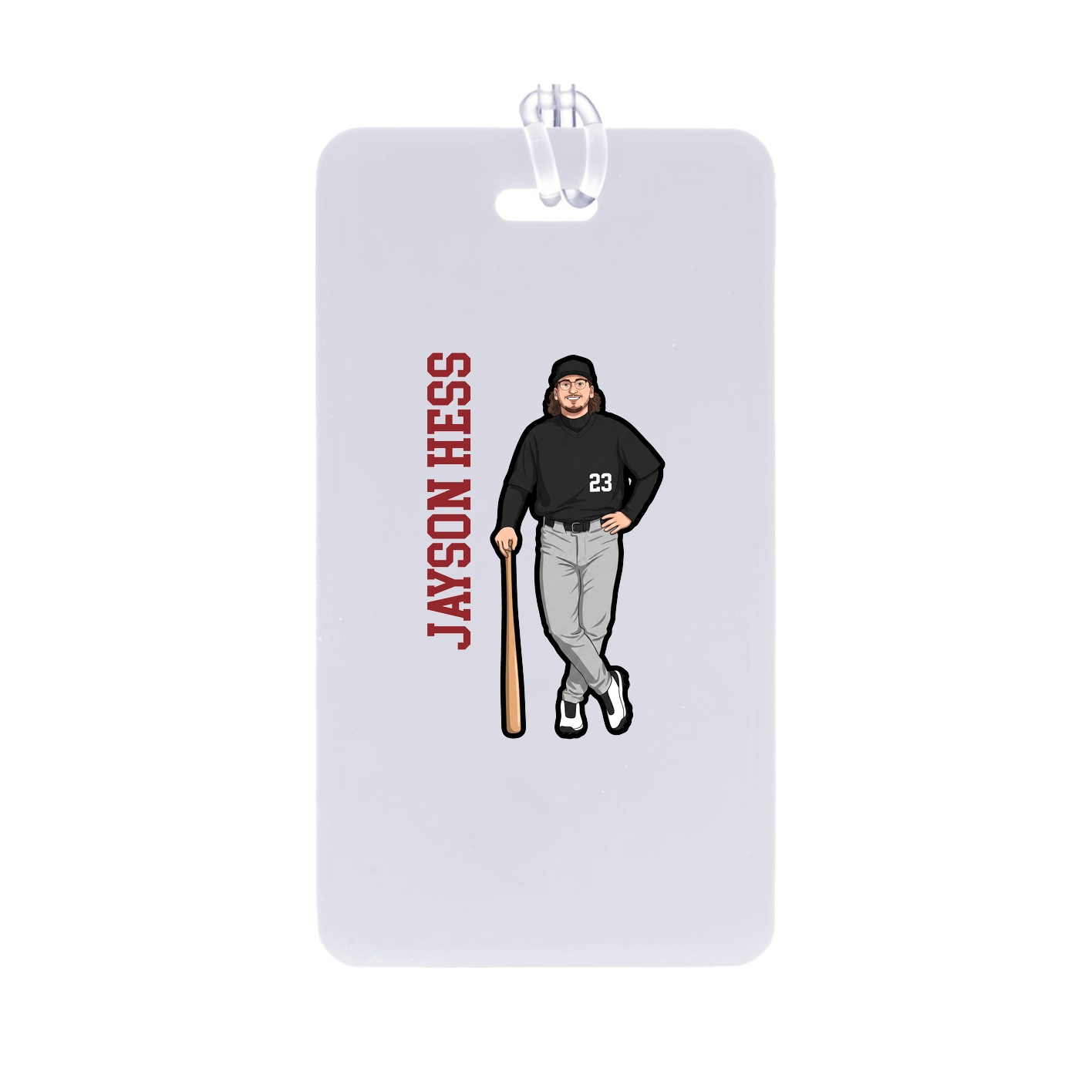 Bag Tag — Name Vertical in Classic