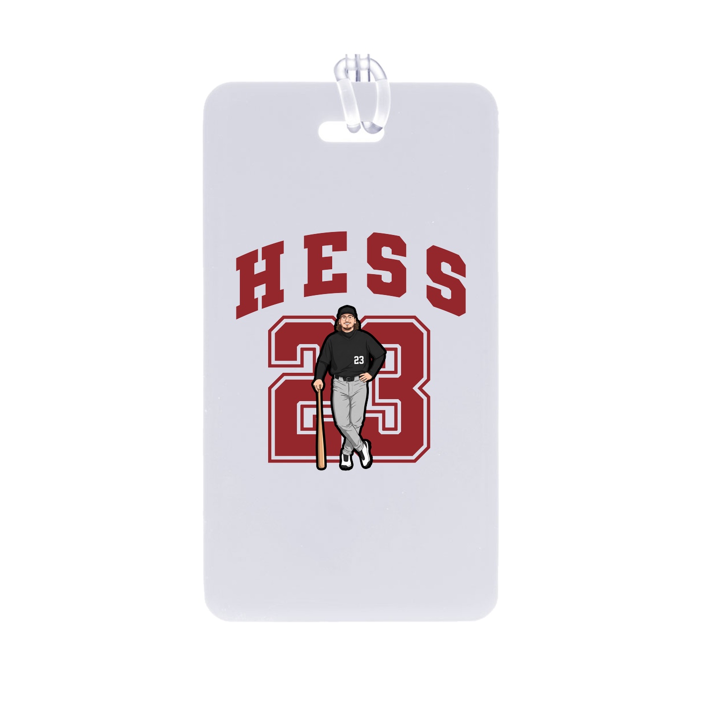 Bag Tag — Number in Classic