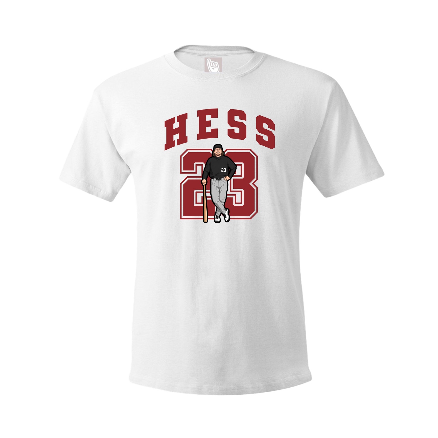 Tee — Number in White