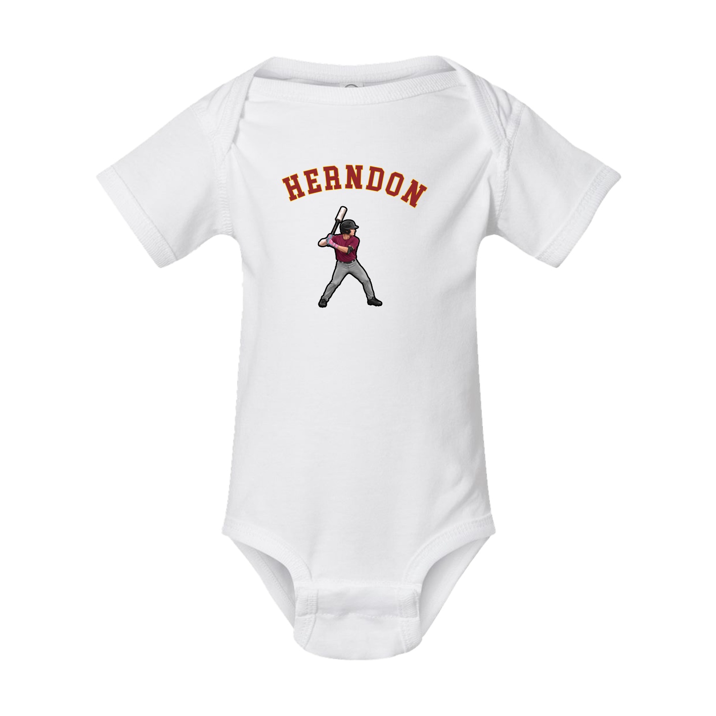 Baby Onesie — Shirsey Arch in White