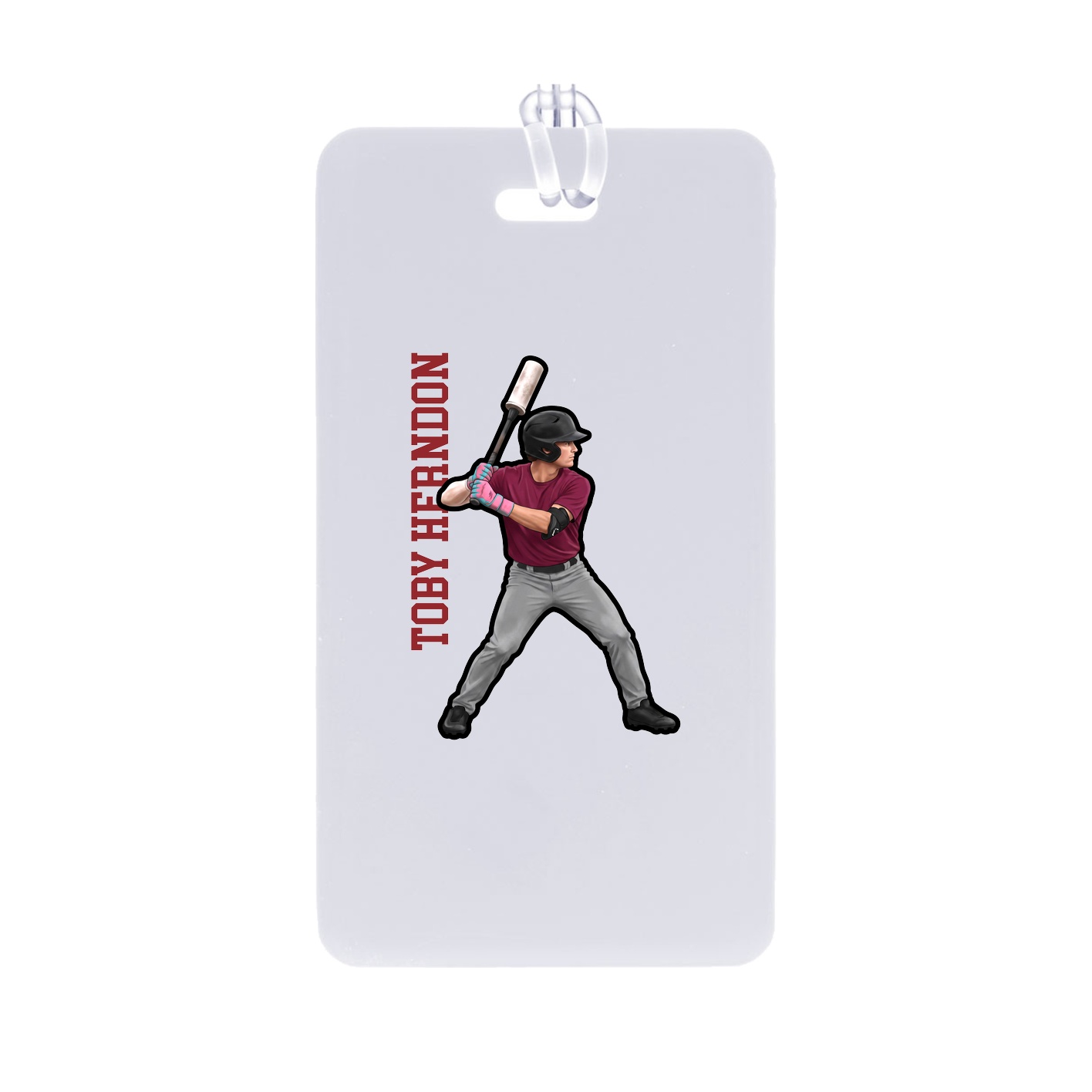 Bag Tag — Name Vertical in Classic