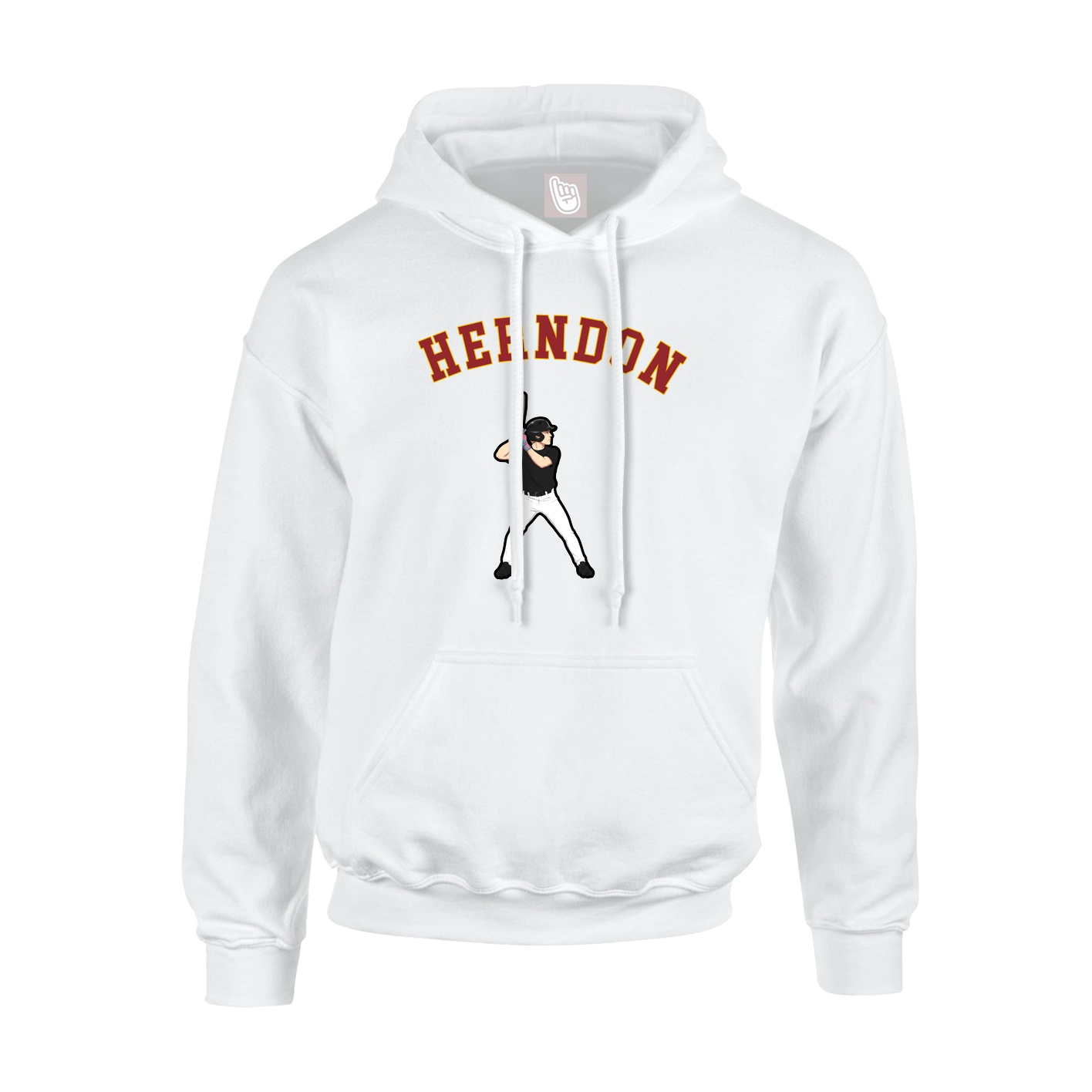 Hoodie — Shirsey Arch in White