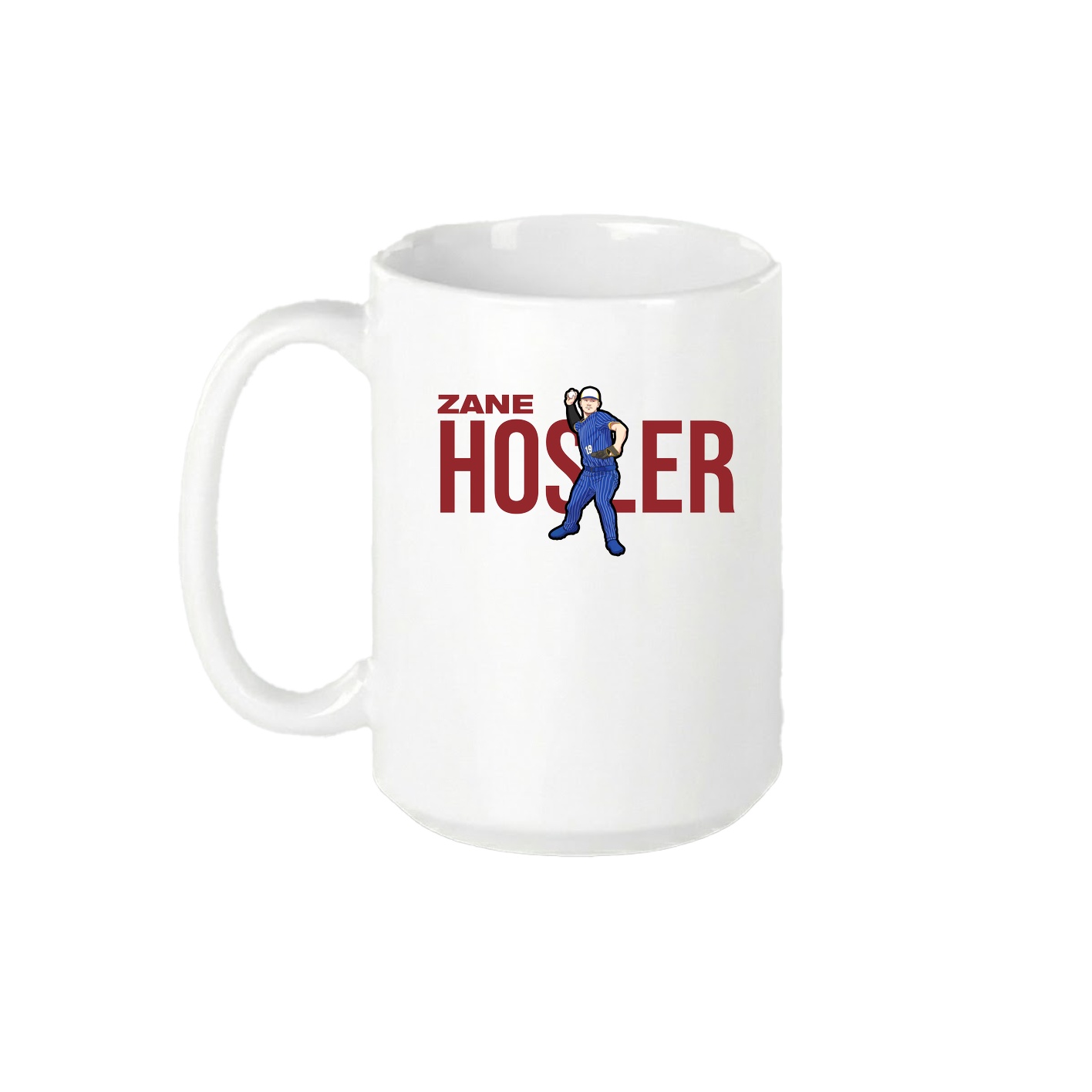 15oz Coffee Mug — Player Name in White