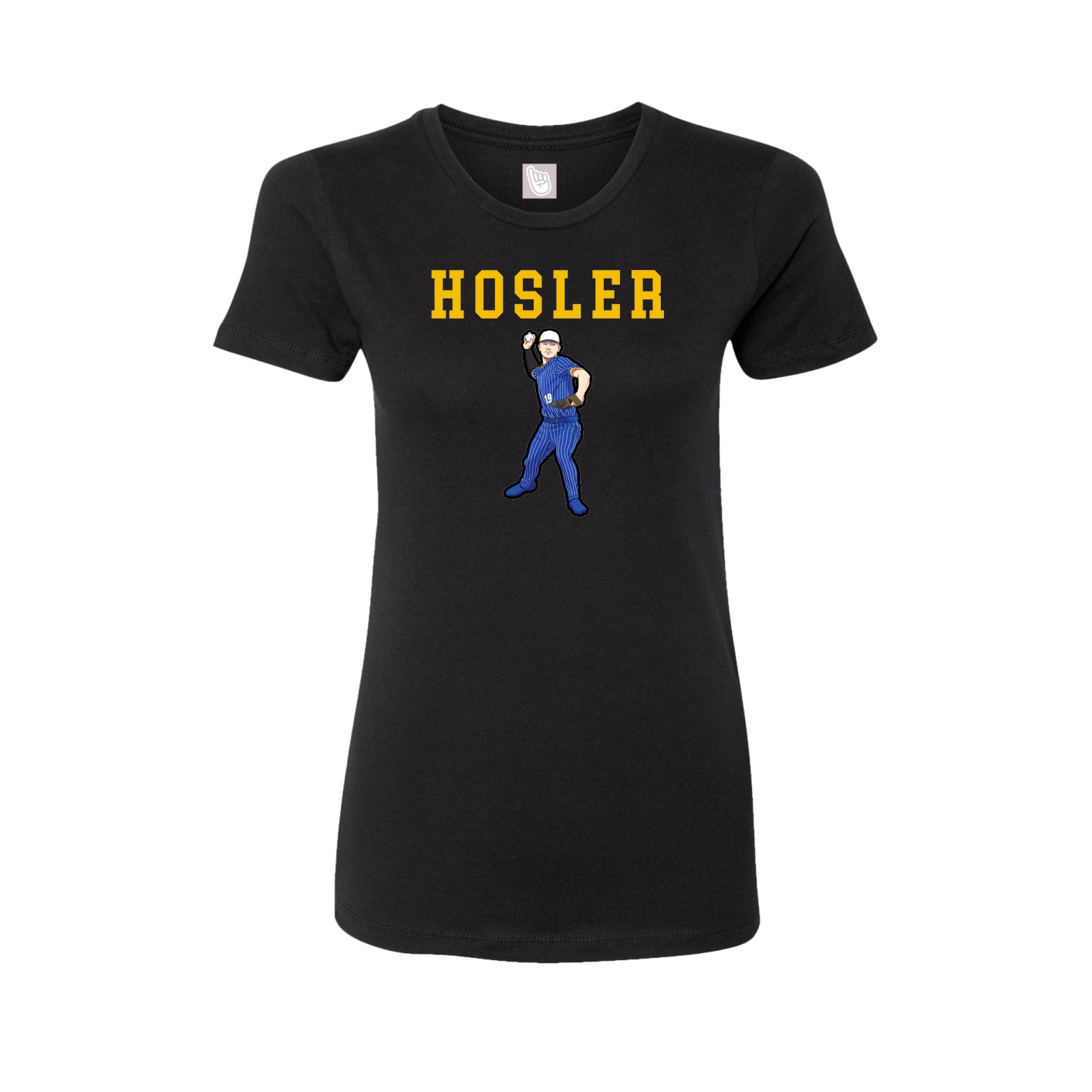 Fitted Women's Tee — Shirsey in Black
