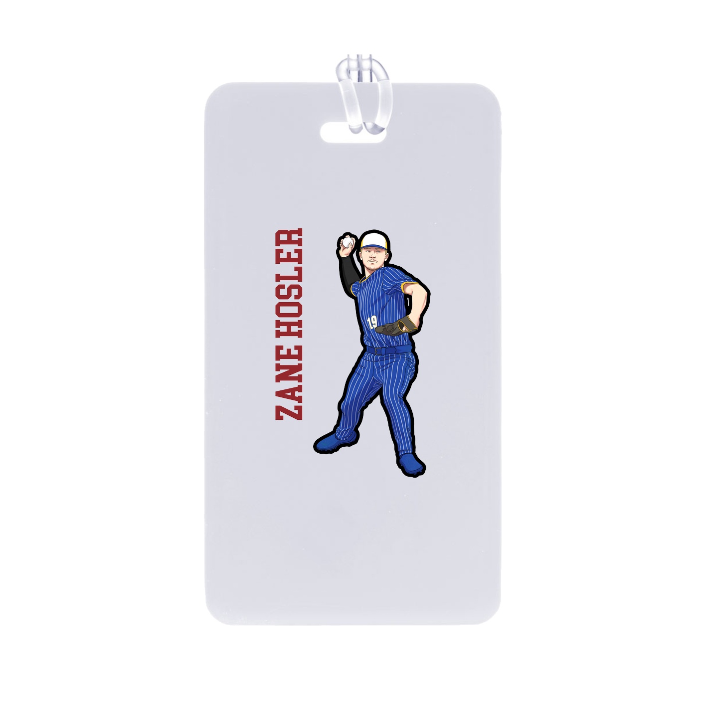 Bag Tag — Name Vertical in Classic
