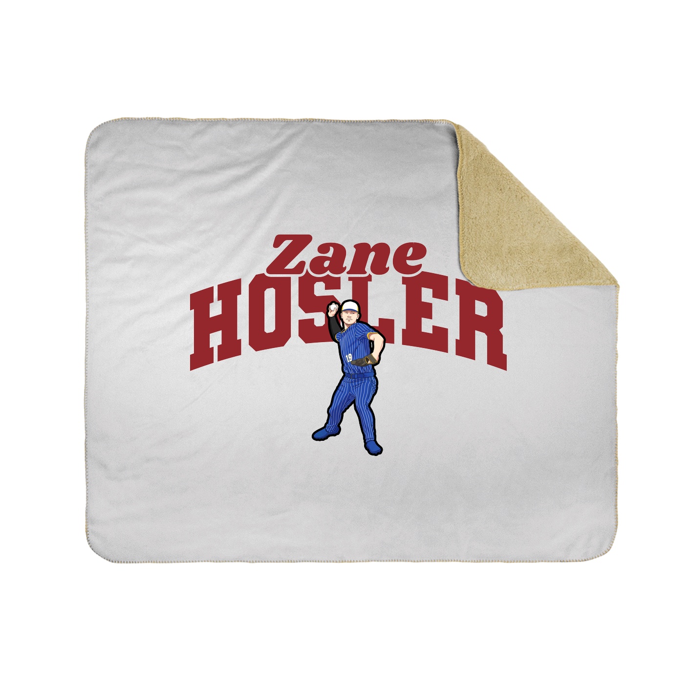 Throw Blanket — Signature Arch in White