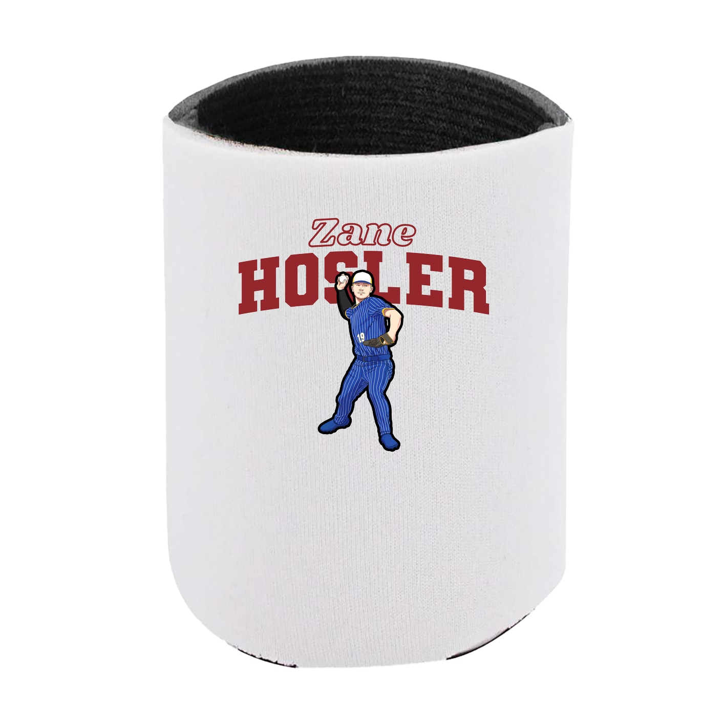 Can Holder — Name Arch in White