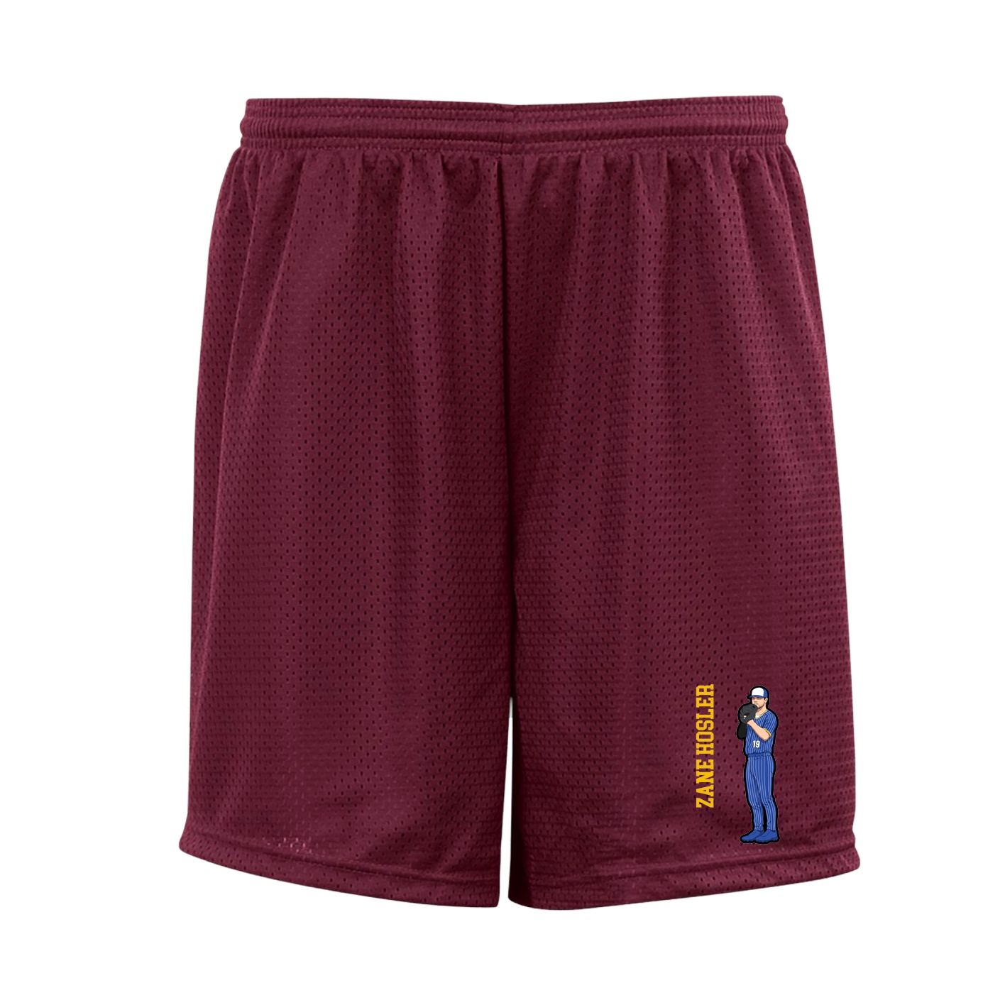 Shorts — Name Vertical in Cardinal