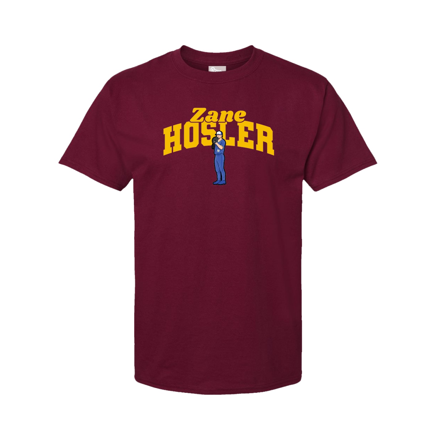 Tee — Signature Arch in Cardinal