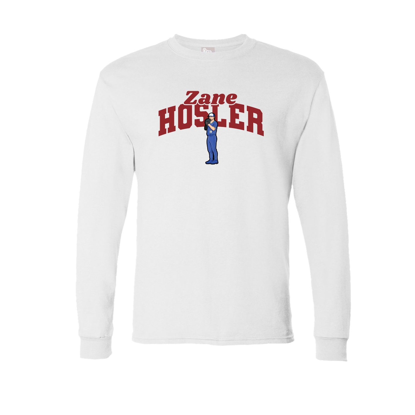 Long Sleeve Tee — Signature Arch in White