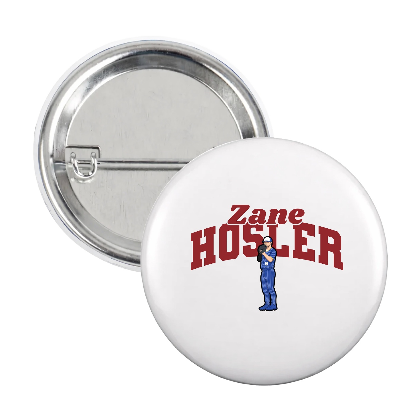 Game Day Button — Signature Arch in White