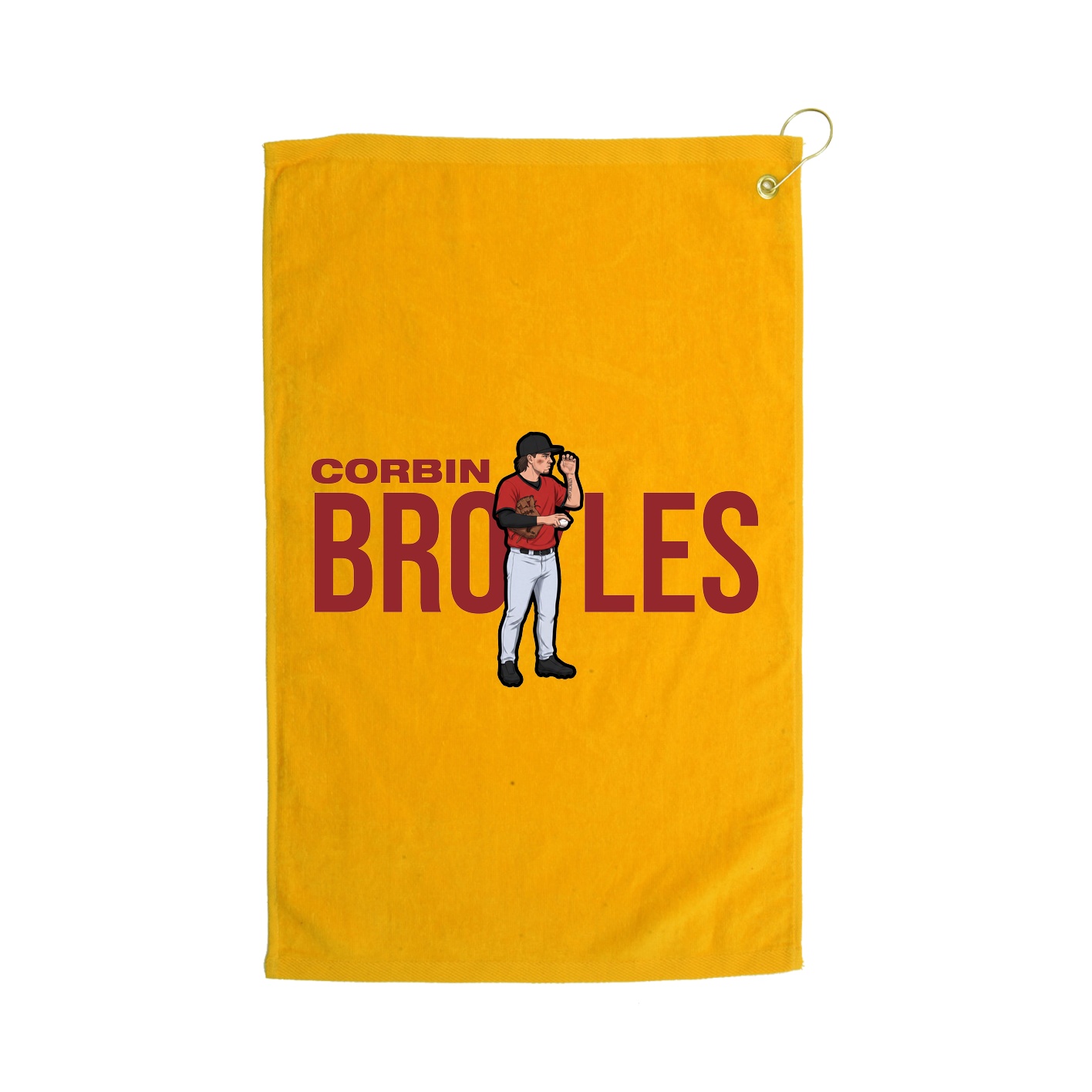 Golf Towel — Player Name in Gold