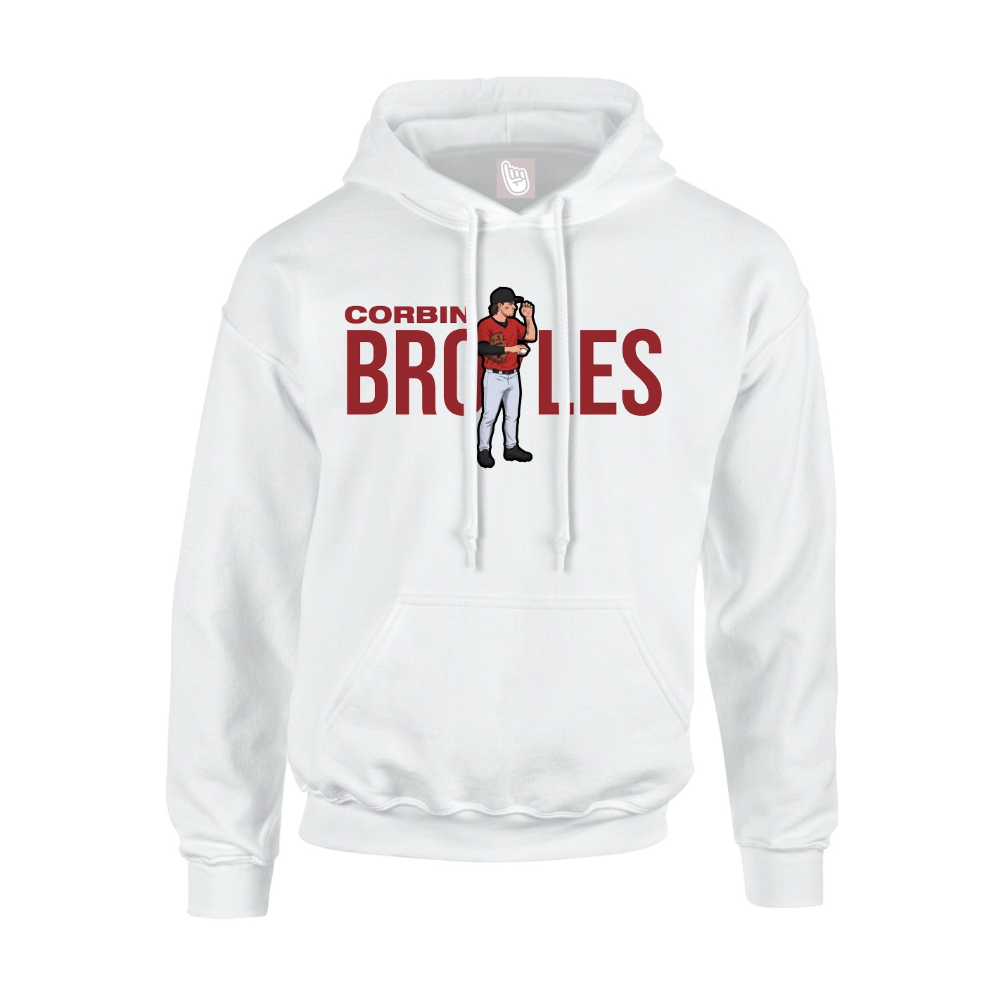 Hoodie — Player Name in White