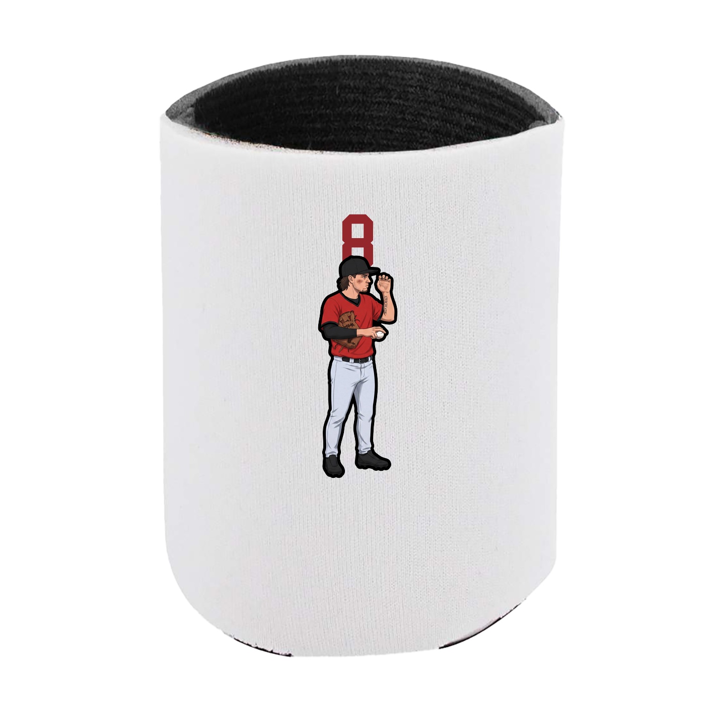 Can Holder — Number Top in White