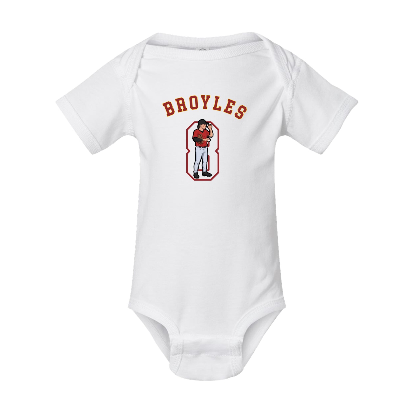 Baby Onesie — Shirsey Arch in White