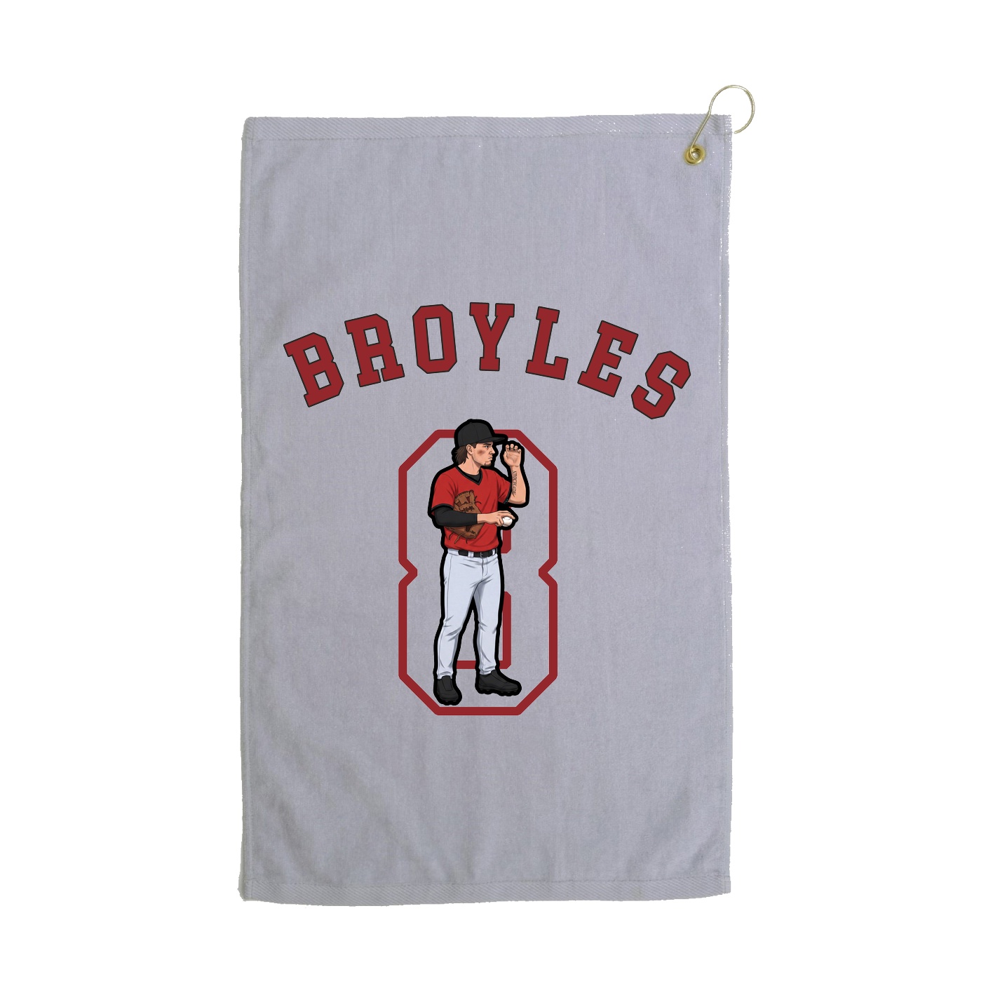 Golf Towel — Shirsey Arch in Grey