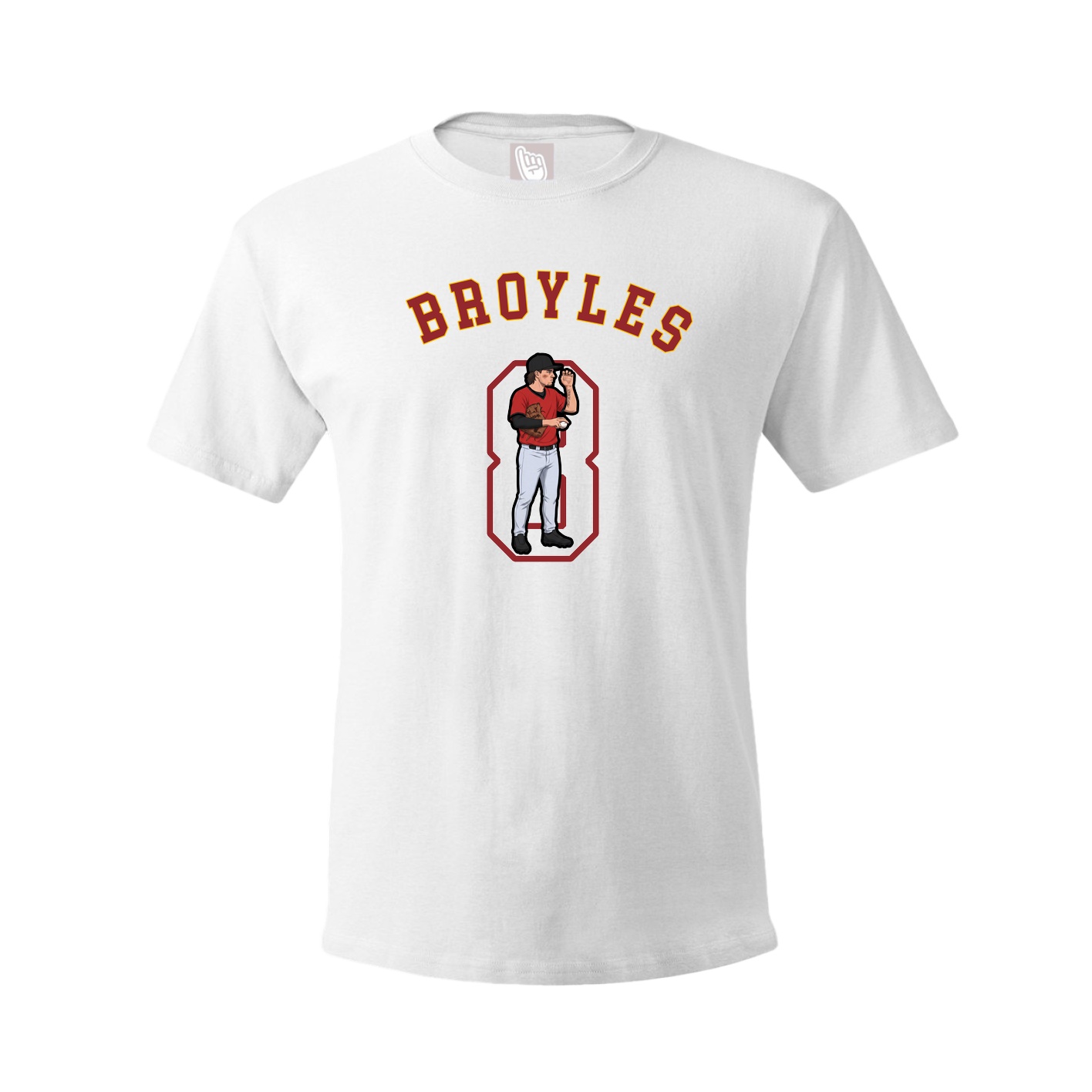 Youth Tee — Shirsey Arch in White