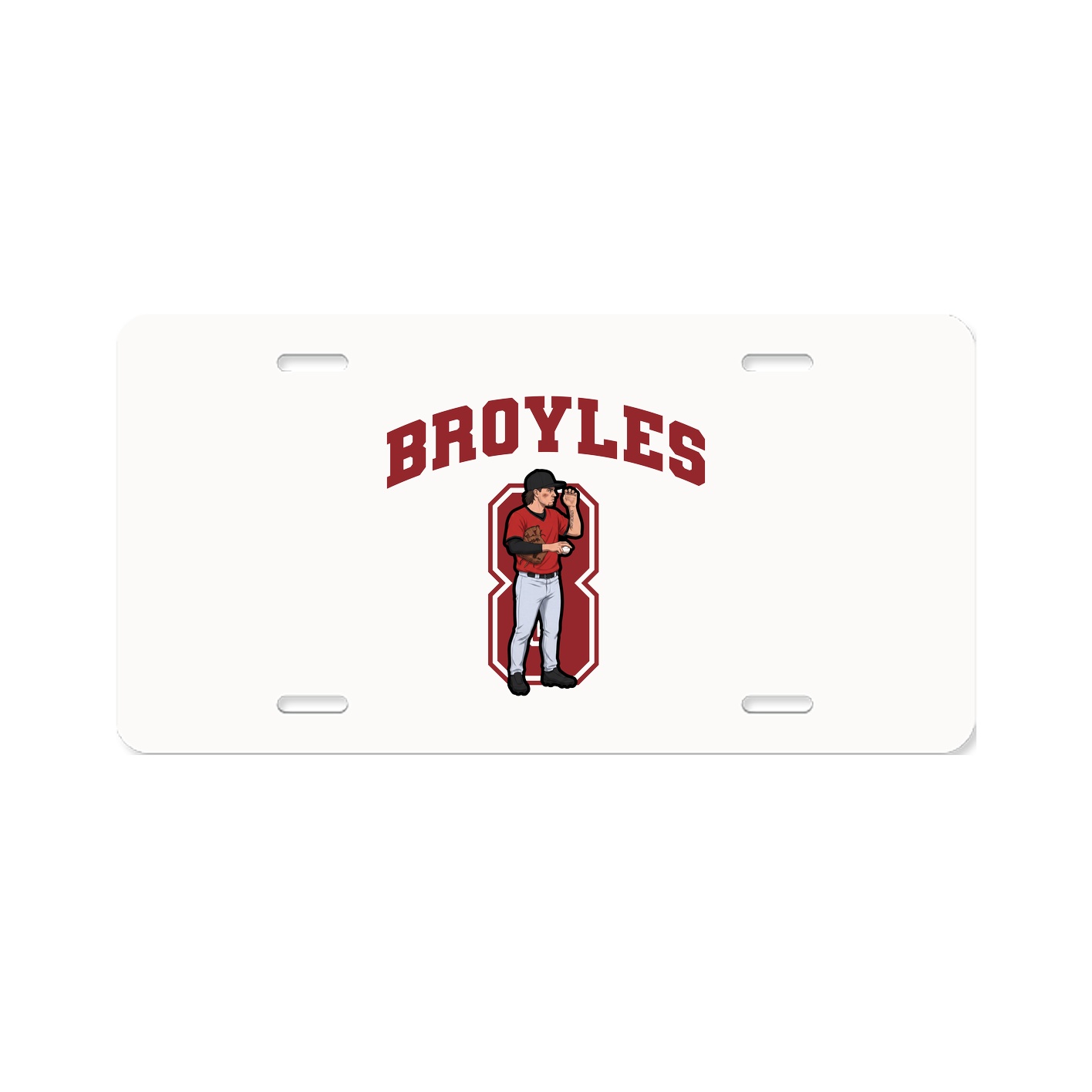 License Plate — Number in Classic