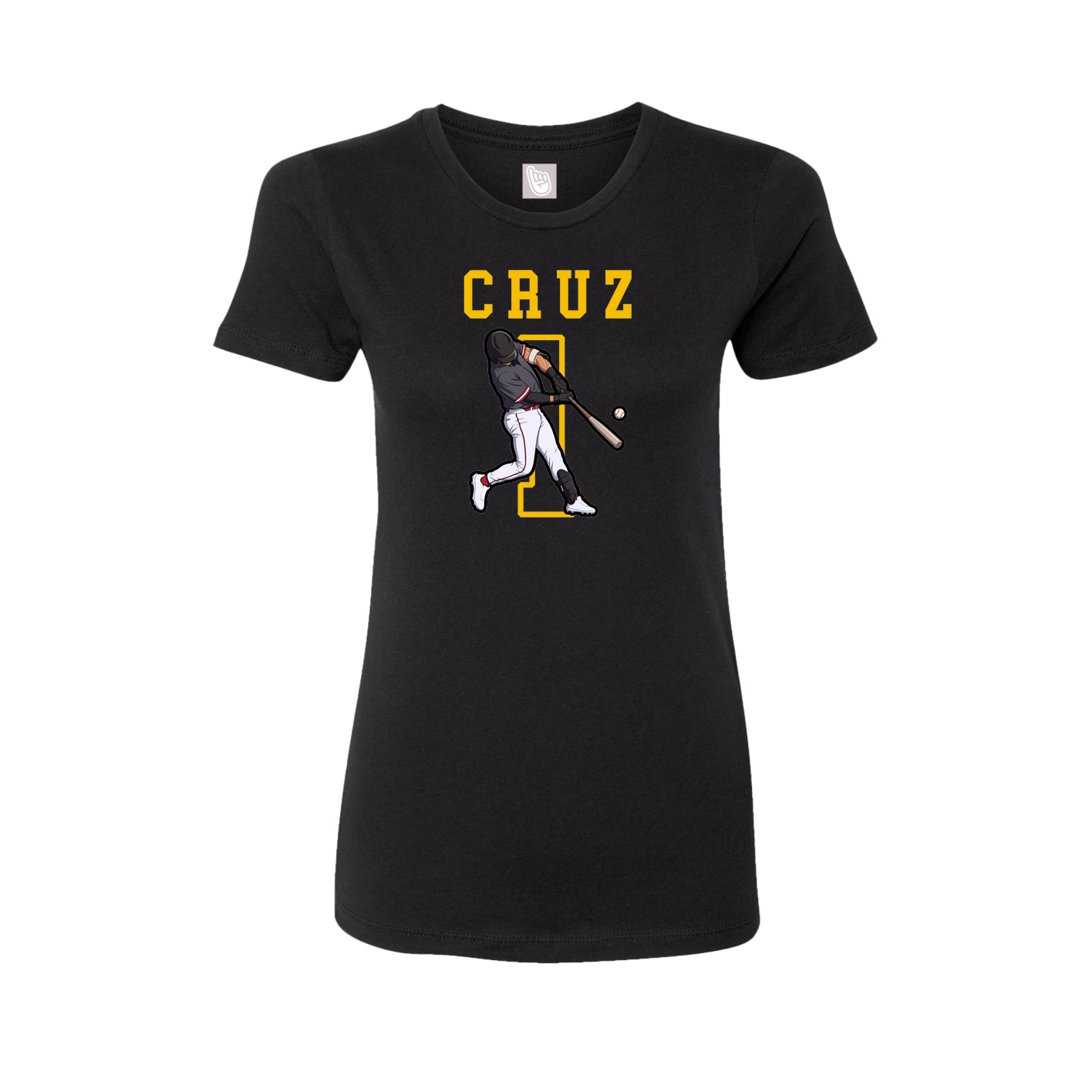 Fitted Women's Tee — Shirsey in Black