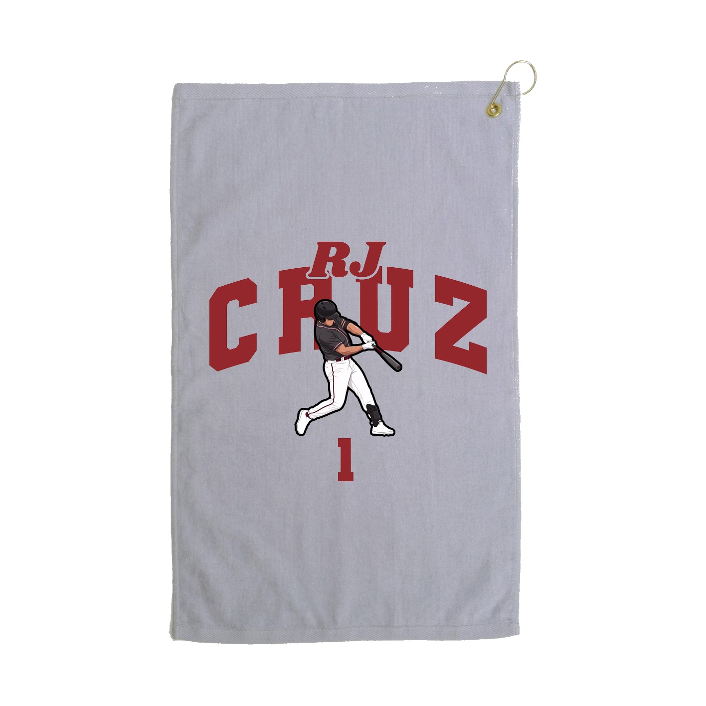 Golf Towel — Signature Arch in Grey