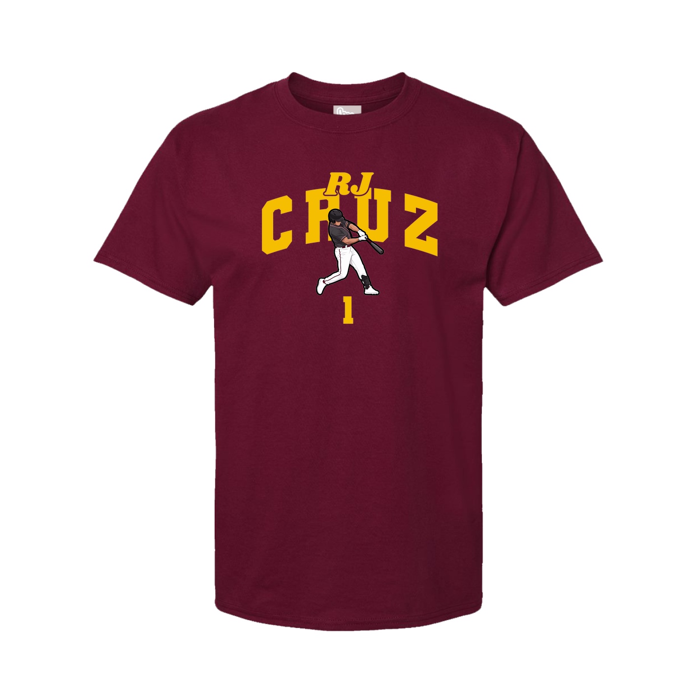 Tee — Signature Arch in Cardinal