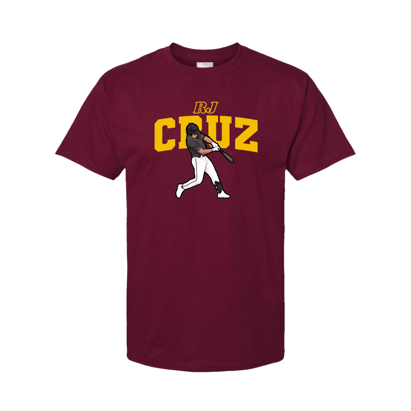 Youth Tee — Name Arch in Cardinal