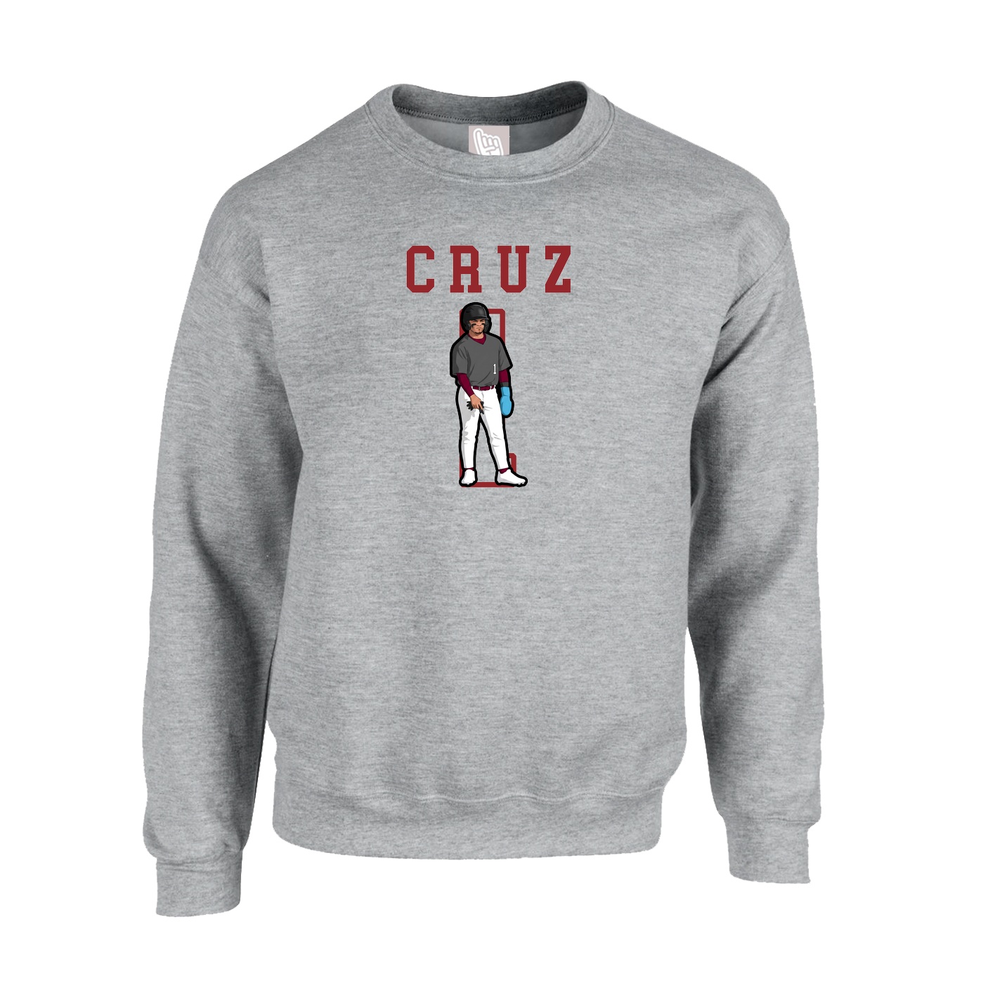 Fleece Crew — Shirsey in Grey