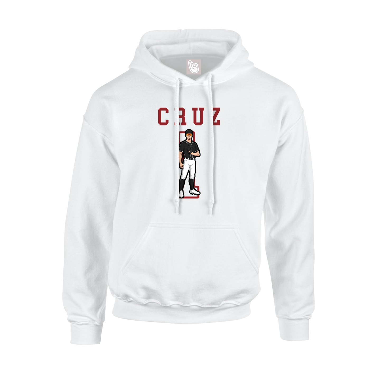 Hoodie — Shirsey in White