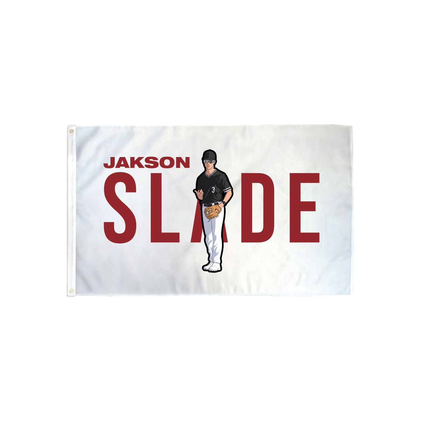 3x5 Flag — Player Name in Classic