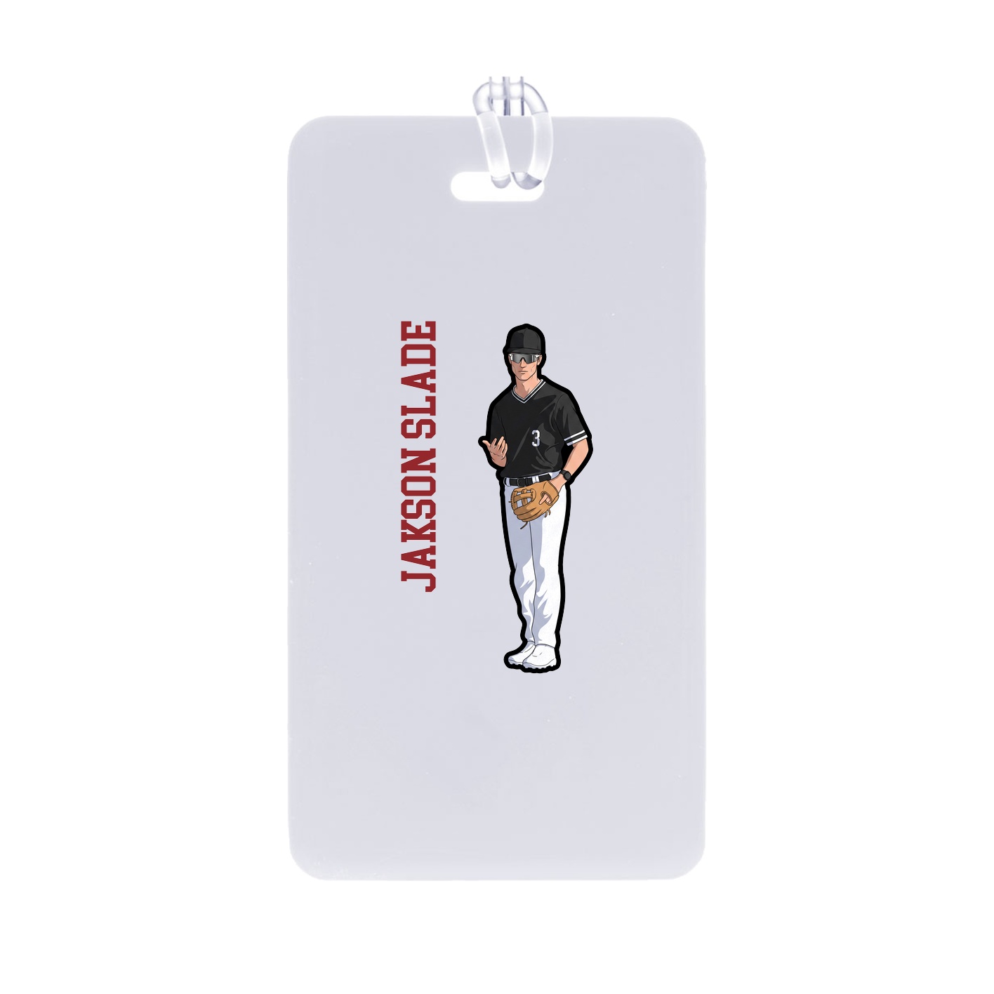 Bag Tag — Name Vertical in Classic