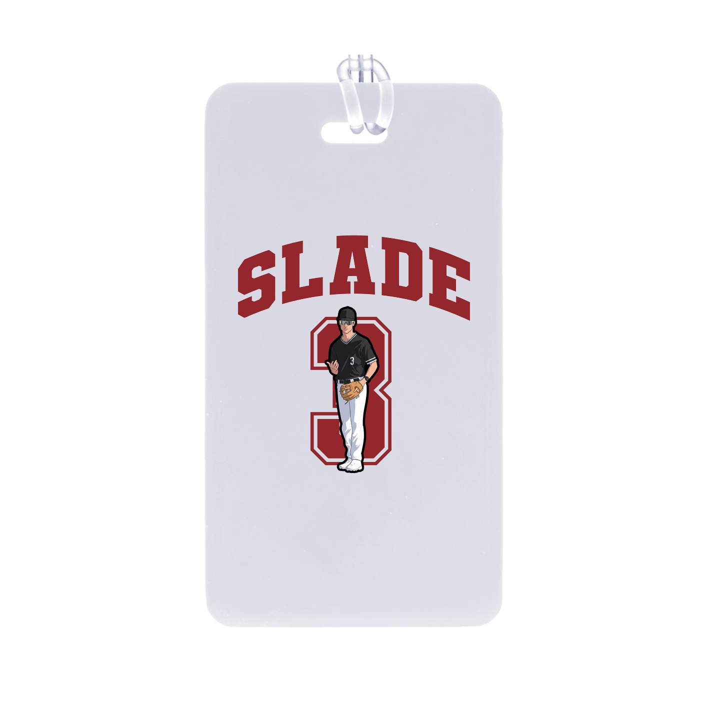 Bag Tag — Number in Classic