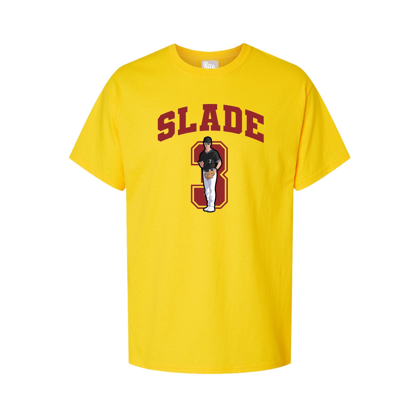 Youth Tee — Number in Gold