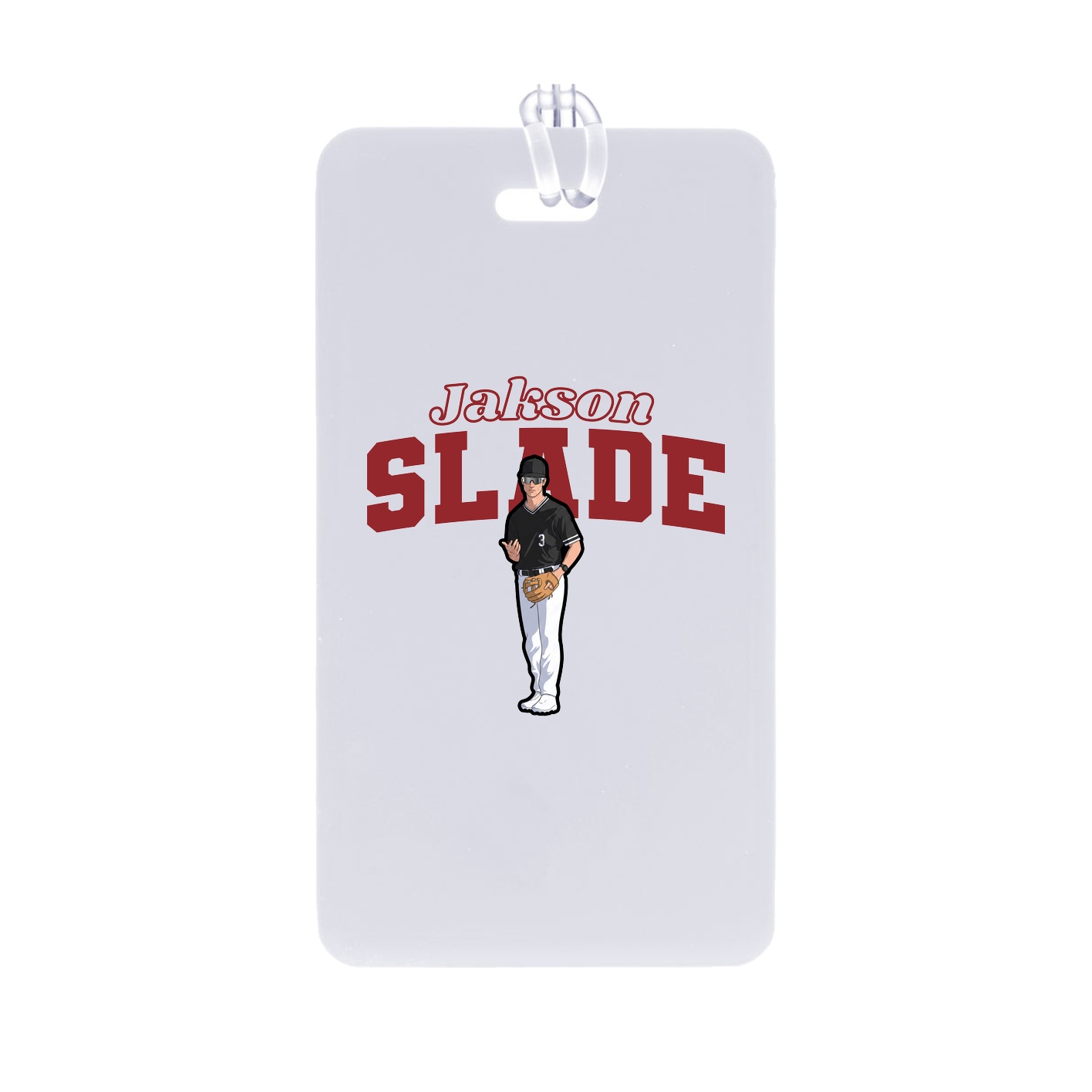 Bag Tag — Name Arch in Classic