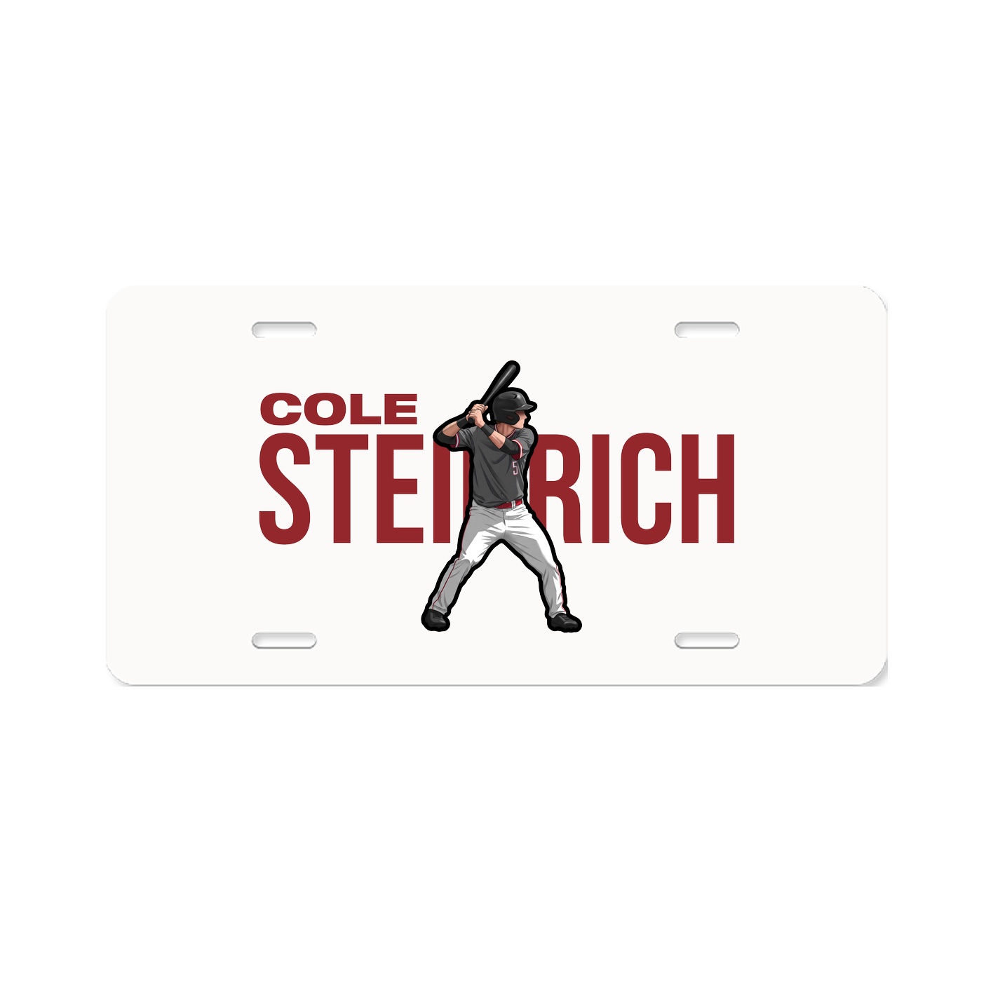 License Plate — Player Name in Classic