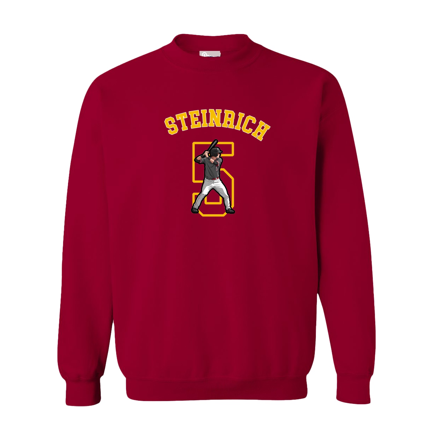 Fleece Crew — Shirsey Arch in Cardinal