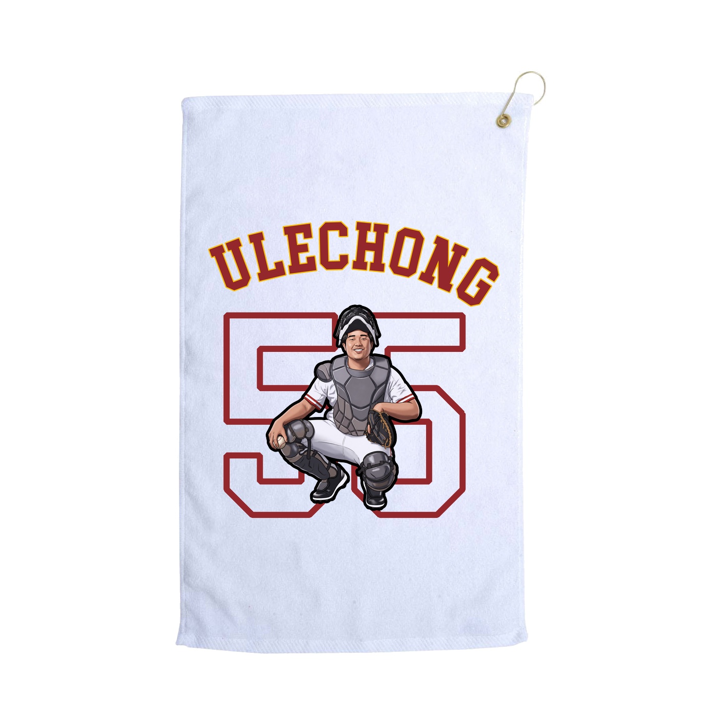 Golf Towel — Shirsey Arch in White