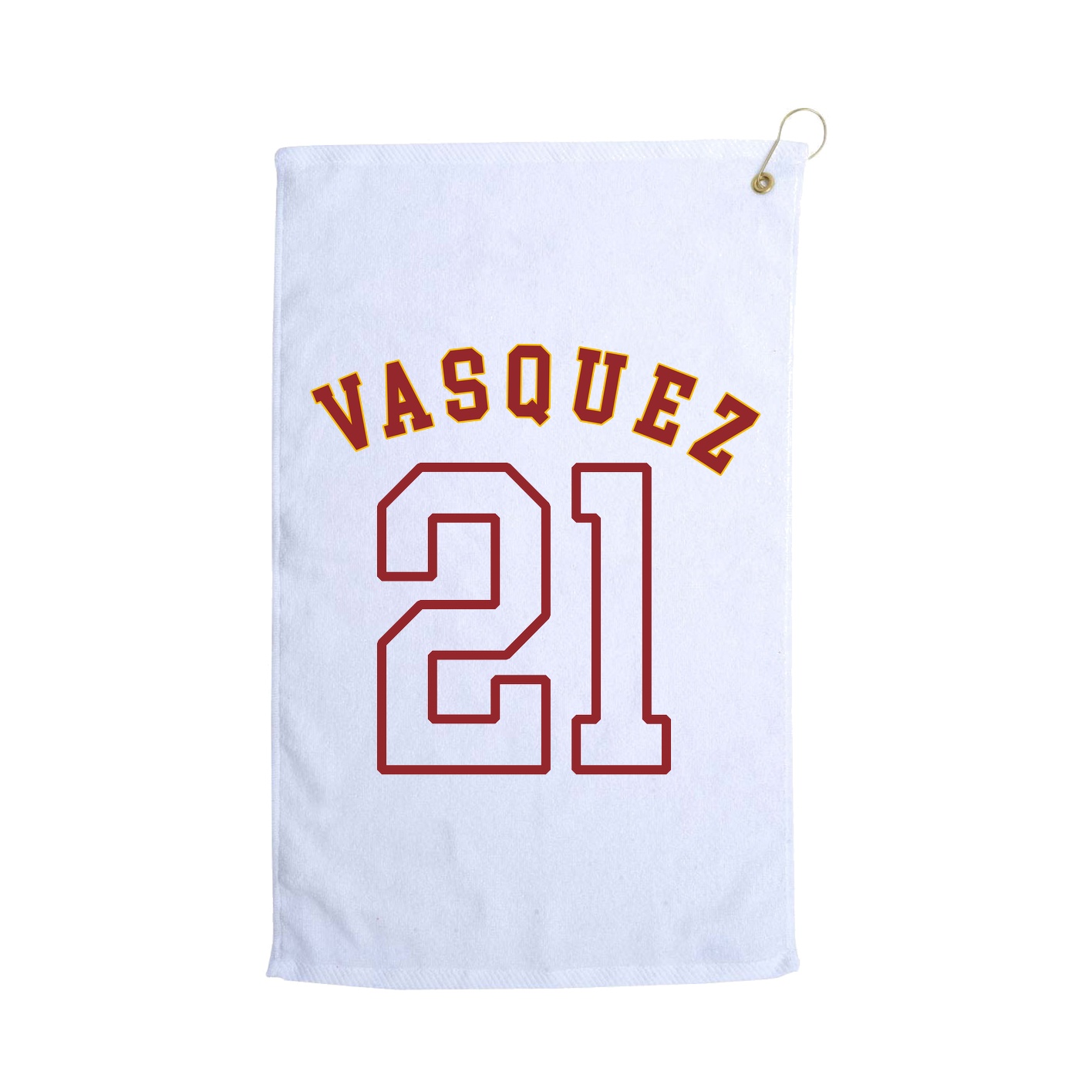 Golf Towel — Shirsey Arch in White