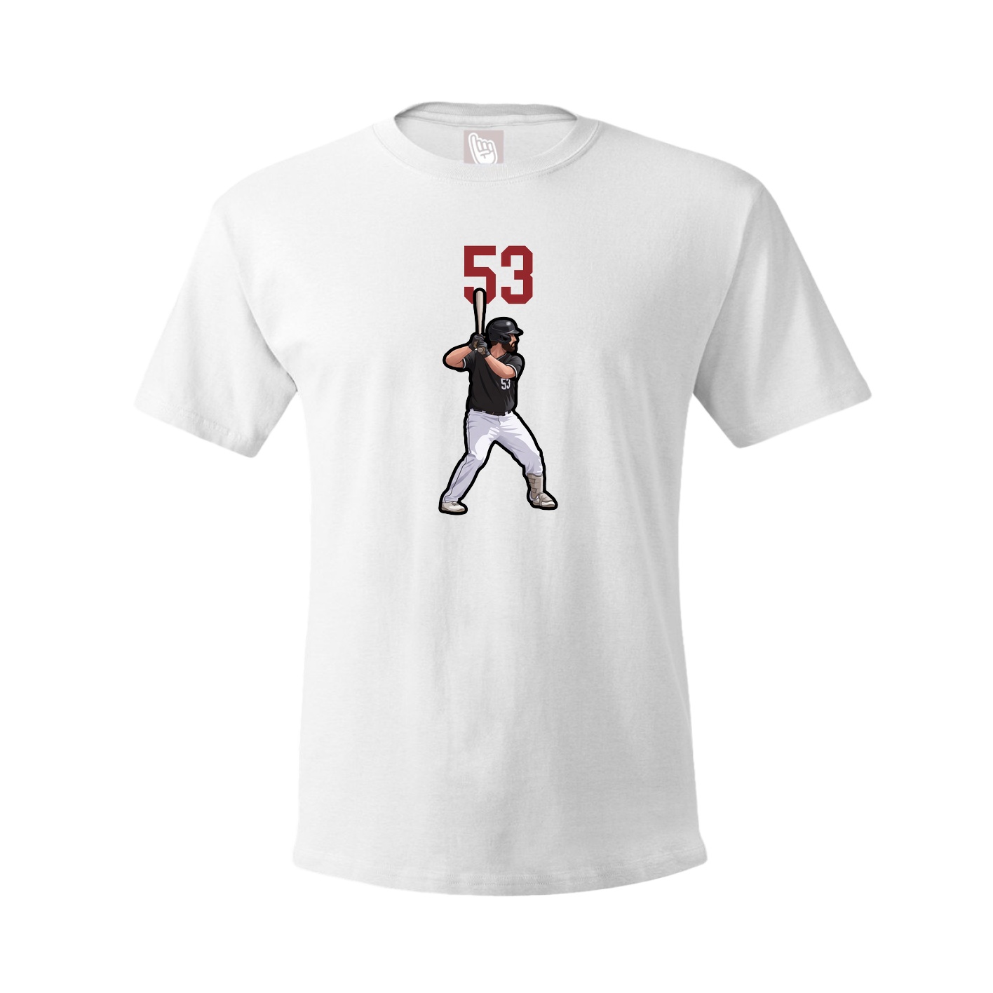 Tee — Number Top in White