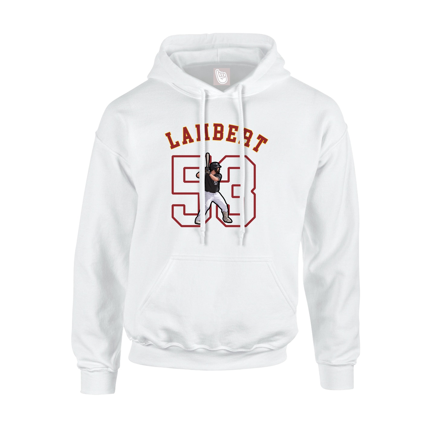 Hoodie — Shirsey Arch in White