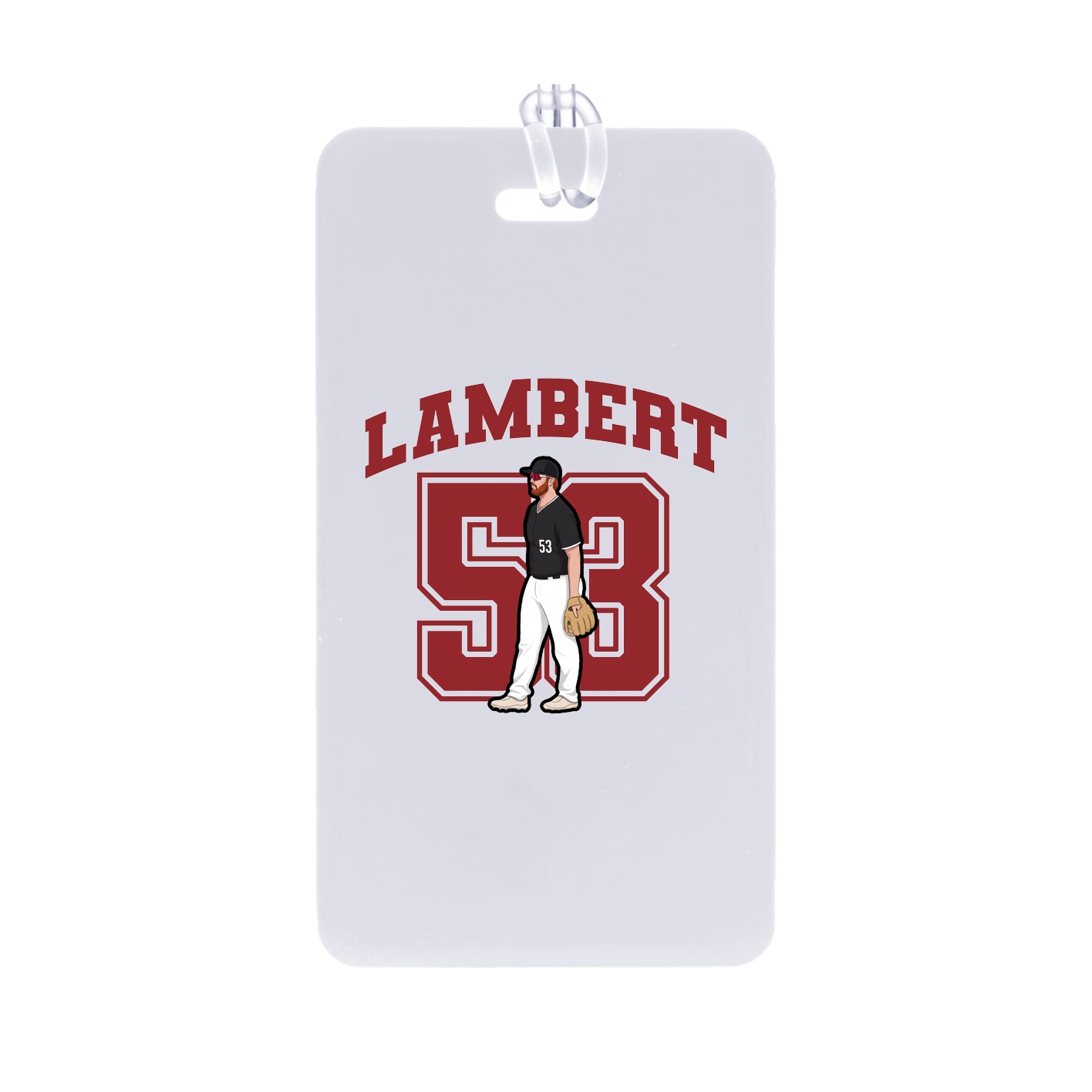 Bag Tag — Number in Classic