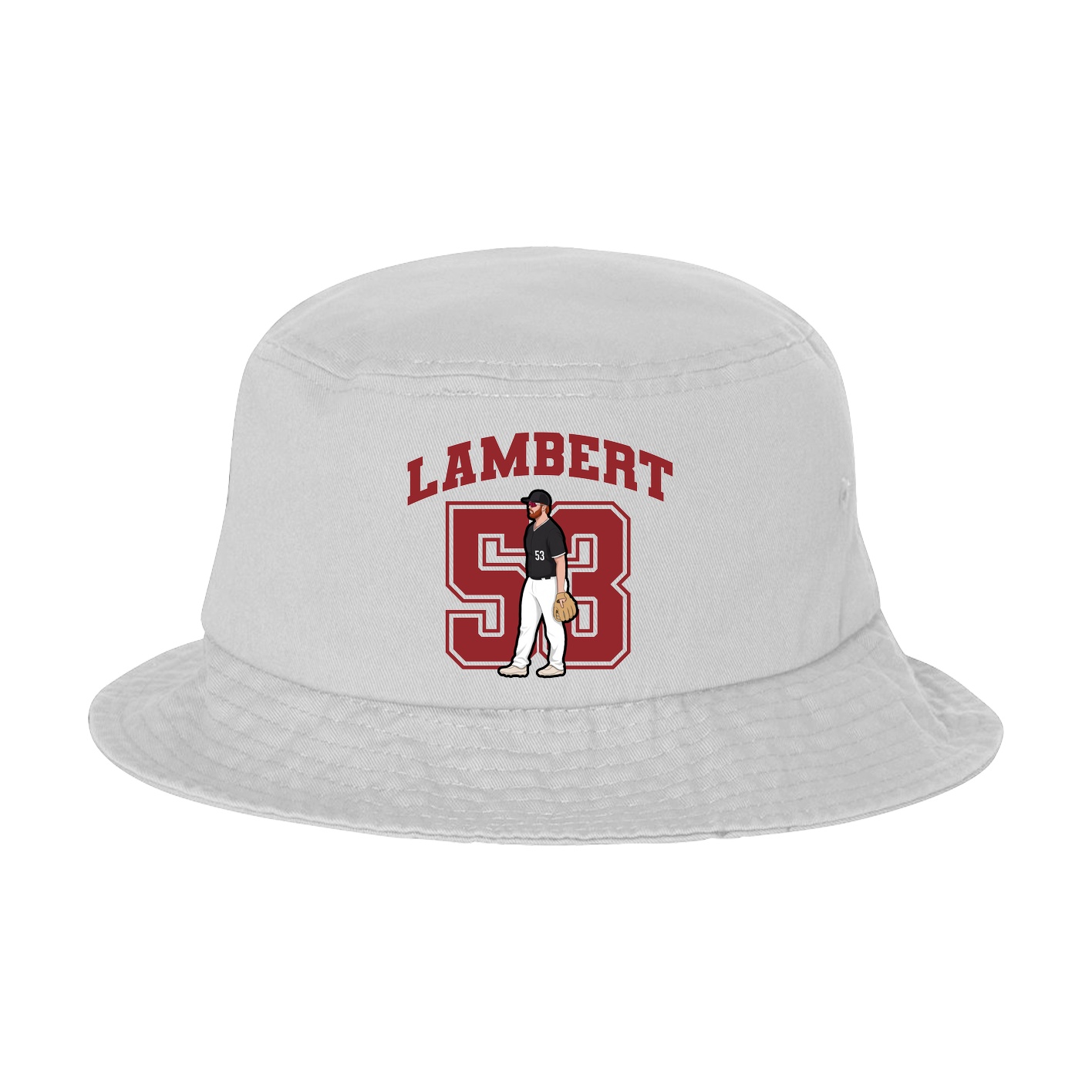 Bucket Cap — Number in White