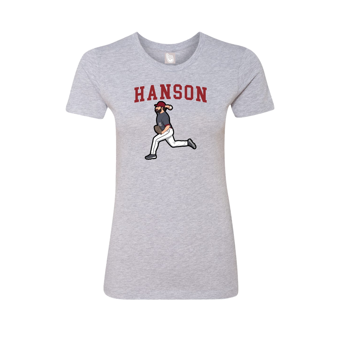Fitted Women's Tee — Shirsey in Grey