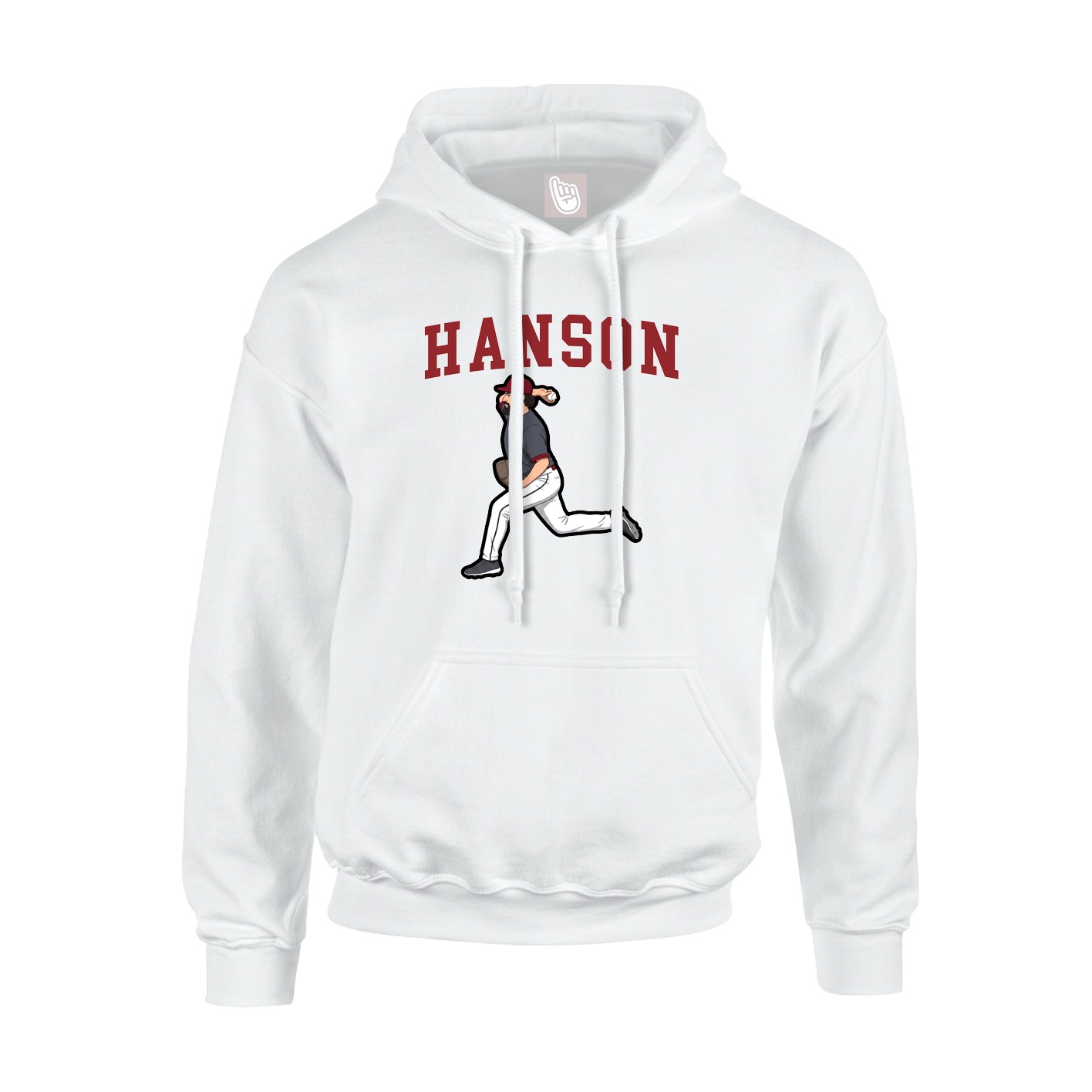 Hoodie — Shirsey in White