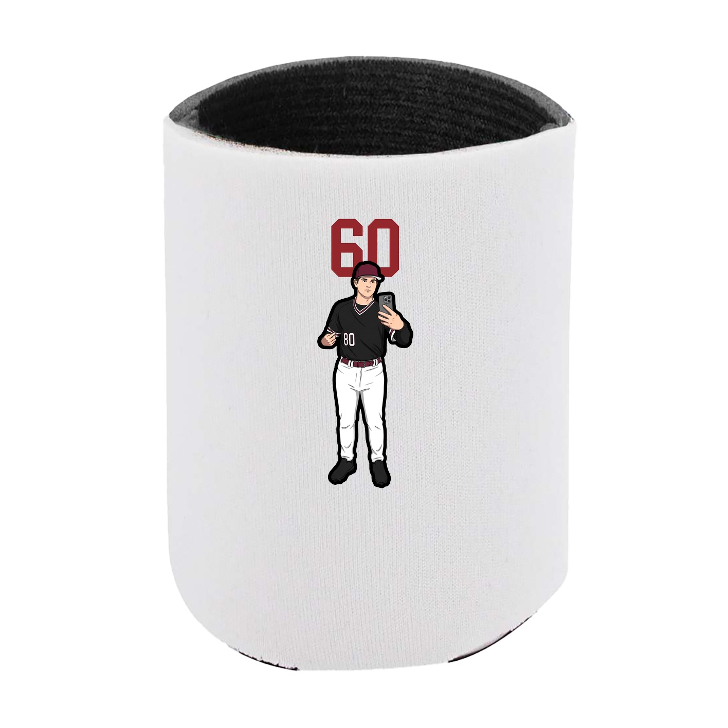 Can Holder — Number Top in White