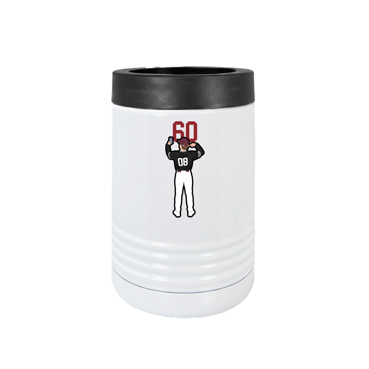 Beverage Holder — Number Top in White
